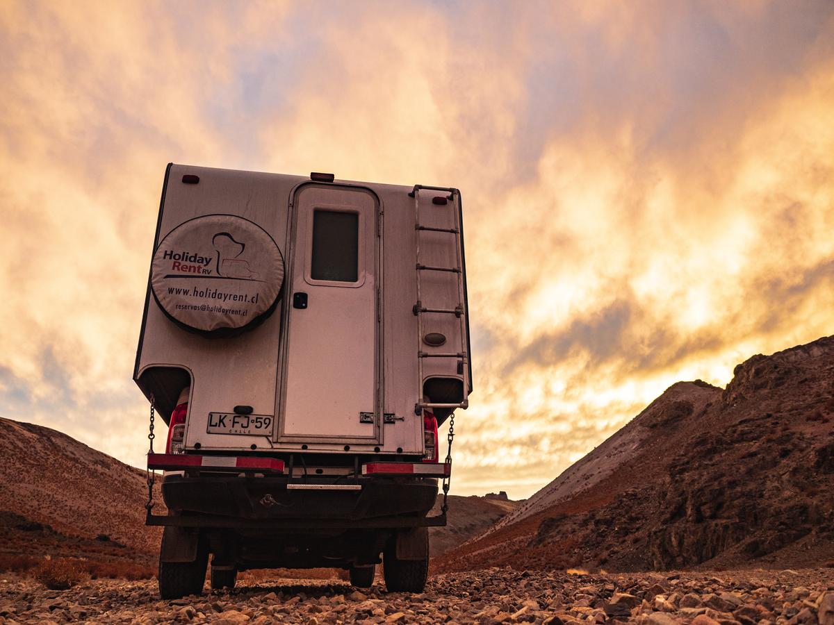 Foto del viaje en camper de Alex Pavlovic por Sudamérica
