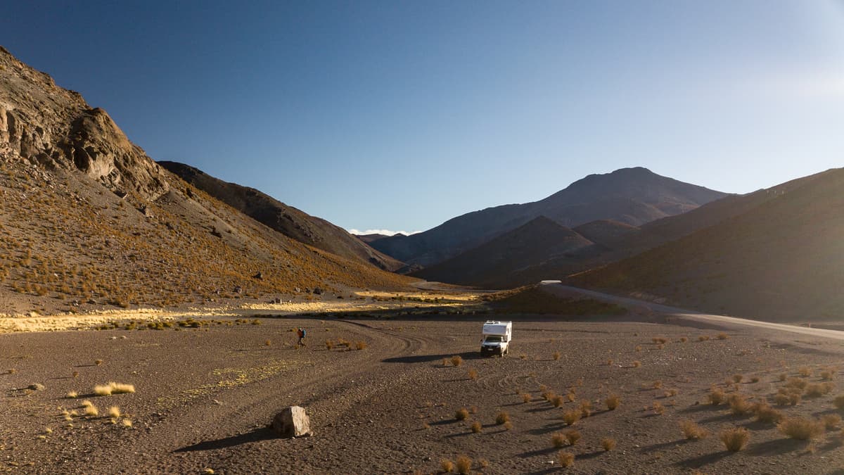 Foto del viaje en camper de Alex Pavlovic por Sudamérica