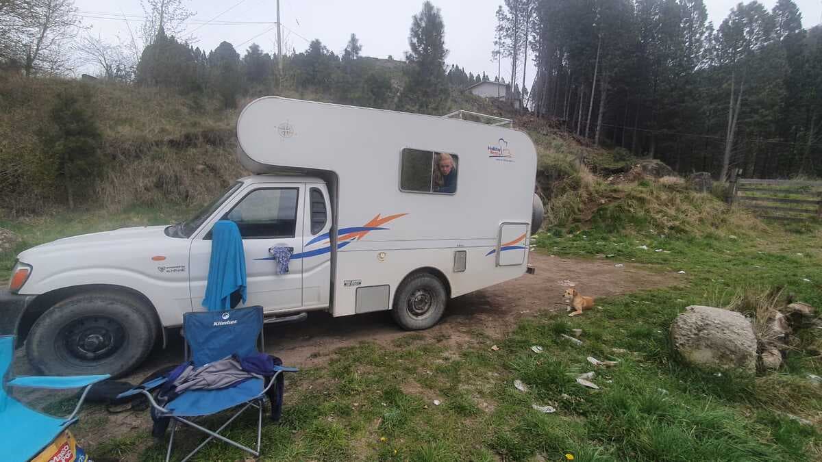 Foto del viaje en camper de Bert por Sudamérica