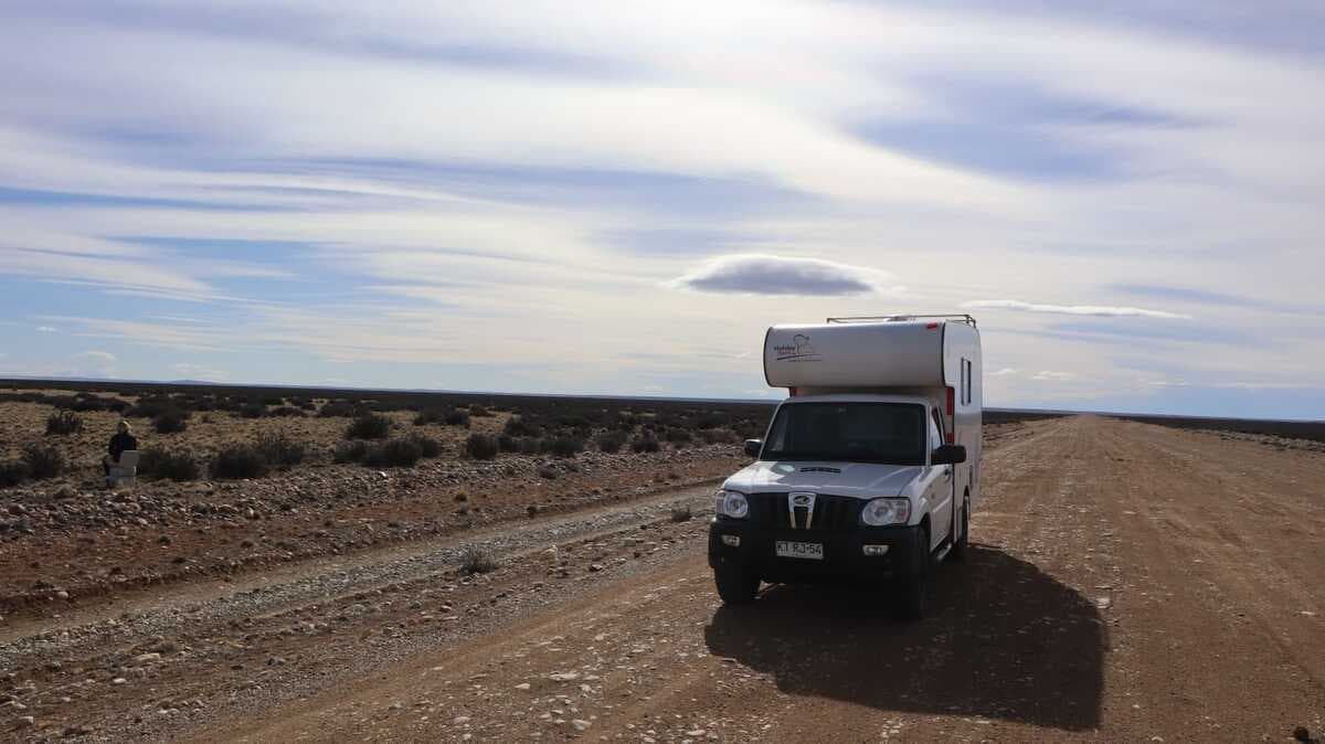 Foto del viaje en camper de Bert por Sudamérica