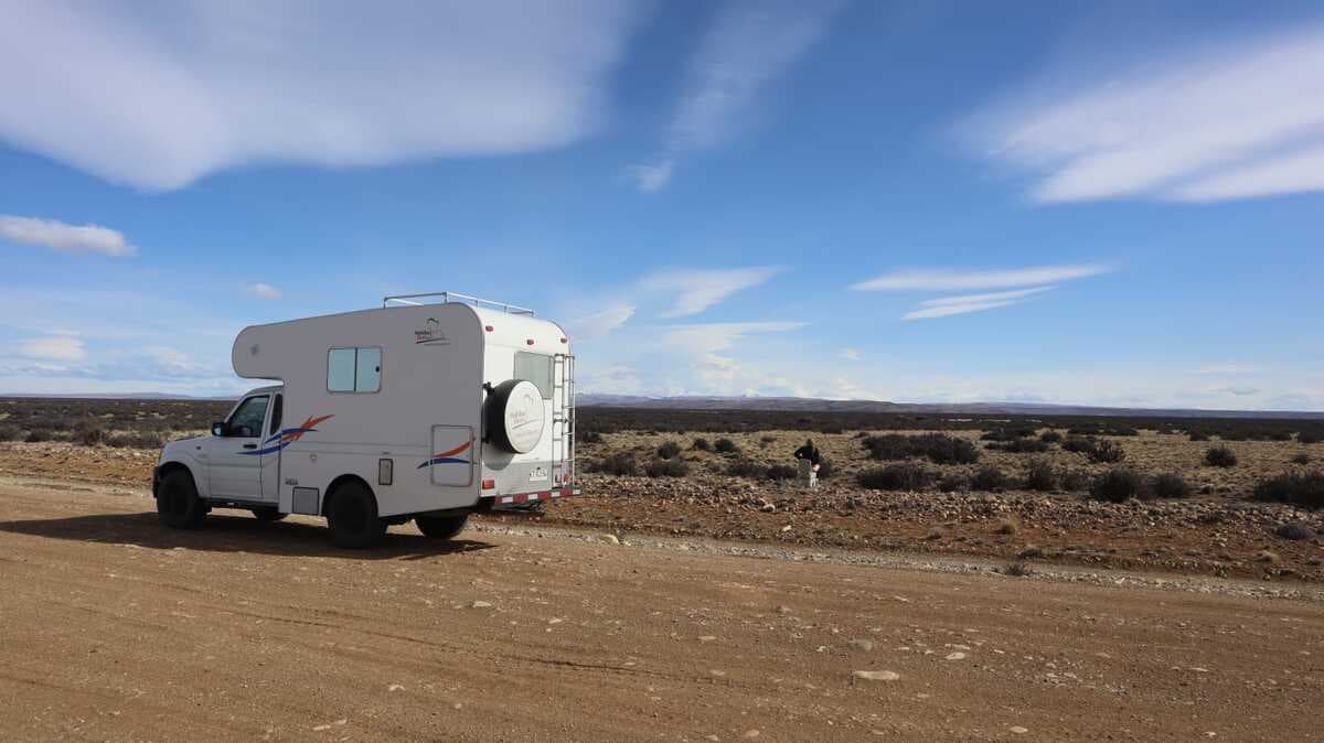 Foto del viaje en camper de Bert por Sudamérica