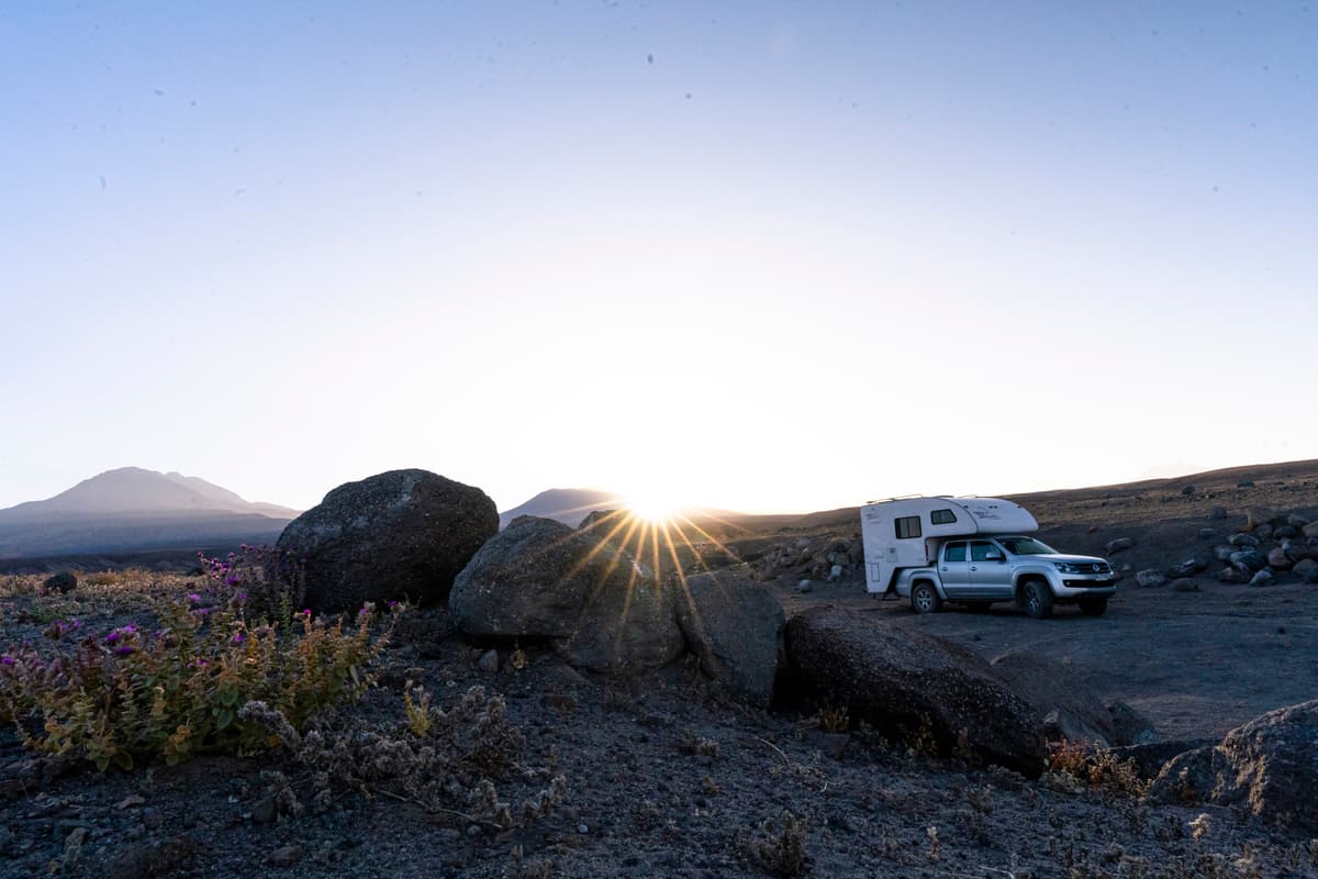 Foto del viaje en camper de Eva Bossle por Sudamérica