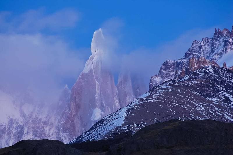 Later it was possible to see the dream of all climbers: The Cerro Torre