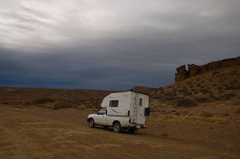 On route 40 in Argentina