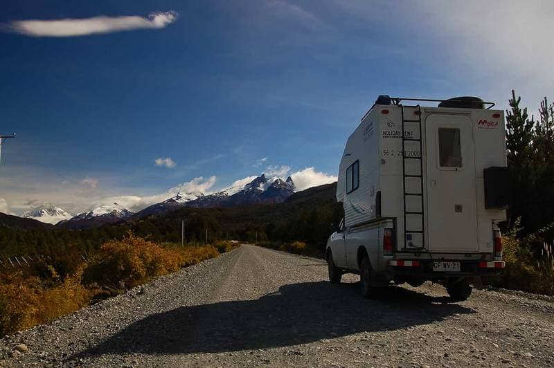 between Cochrane and lake General Carrera