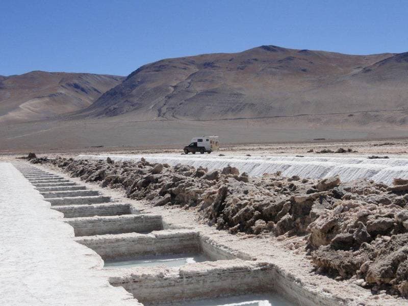 Salt at the Salar del Rinc&oacute;n