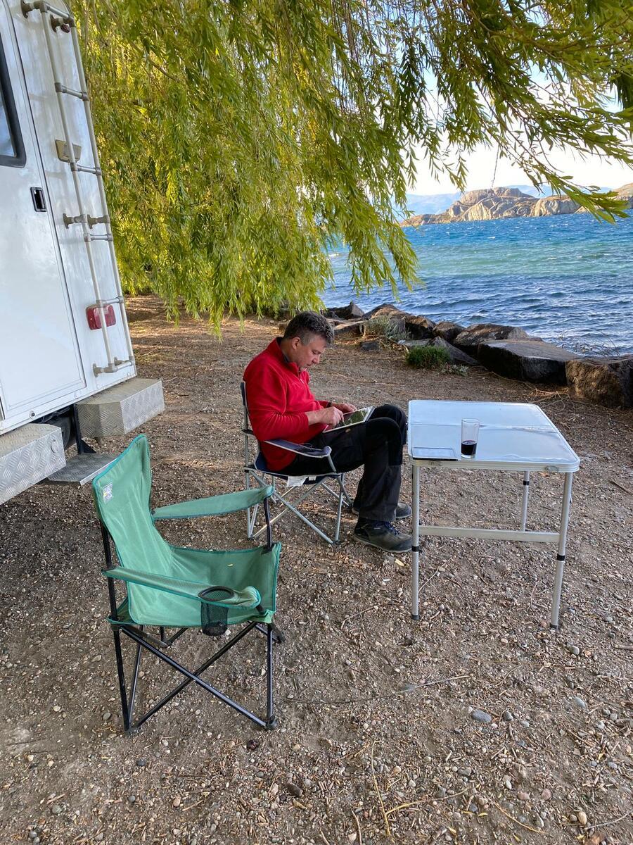 Foto del viaje en camper de Jan Evertsen por Sudamérica