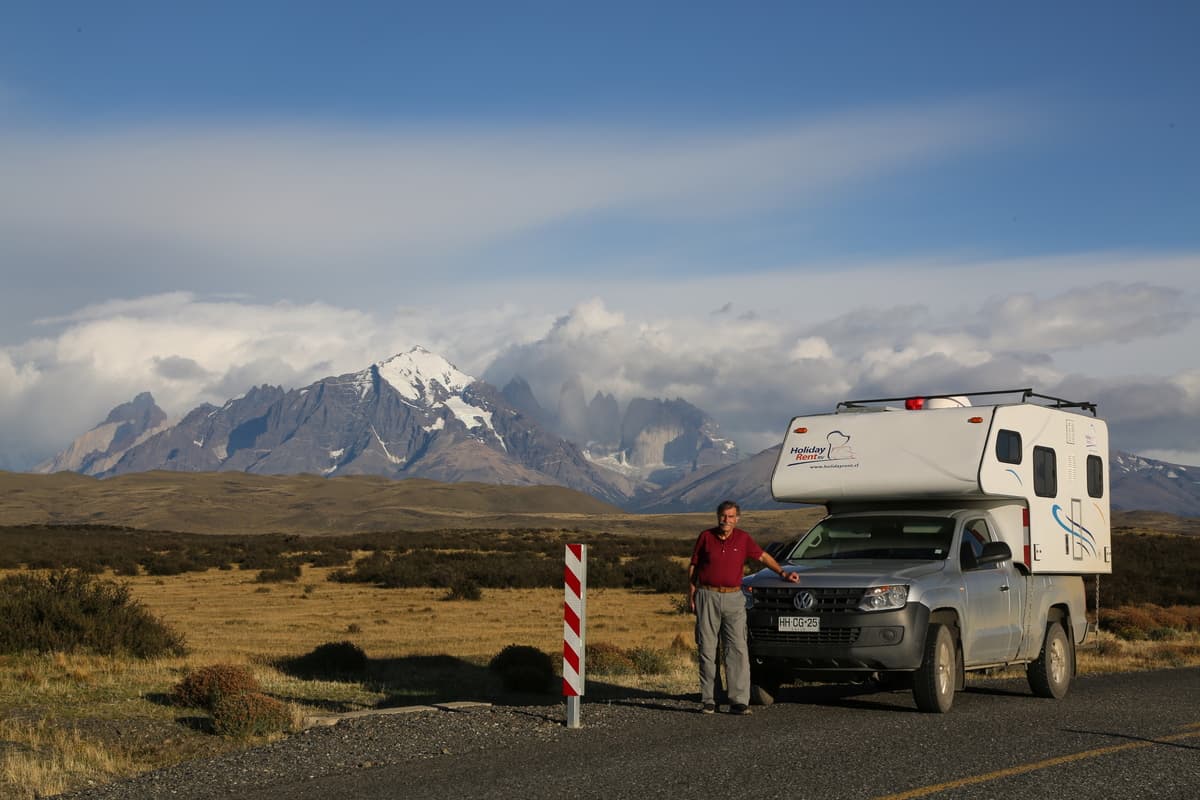 2.4.2019 Blick zurück auf Torres del Paine