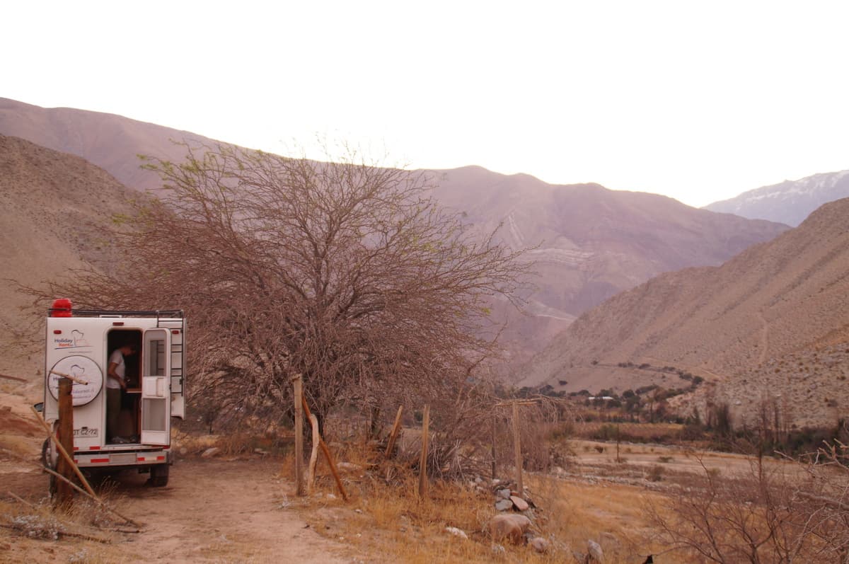 Foto del viaje en camper de Hofmann por Sudamérica
