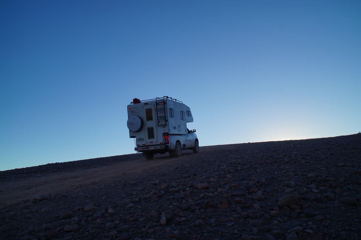 Foto del viaje en camper de Hofmann por Sudamérica