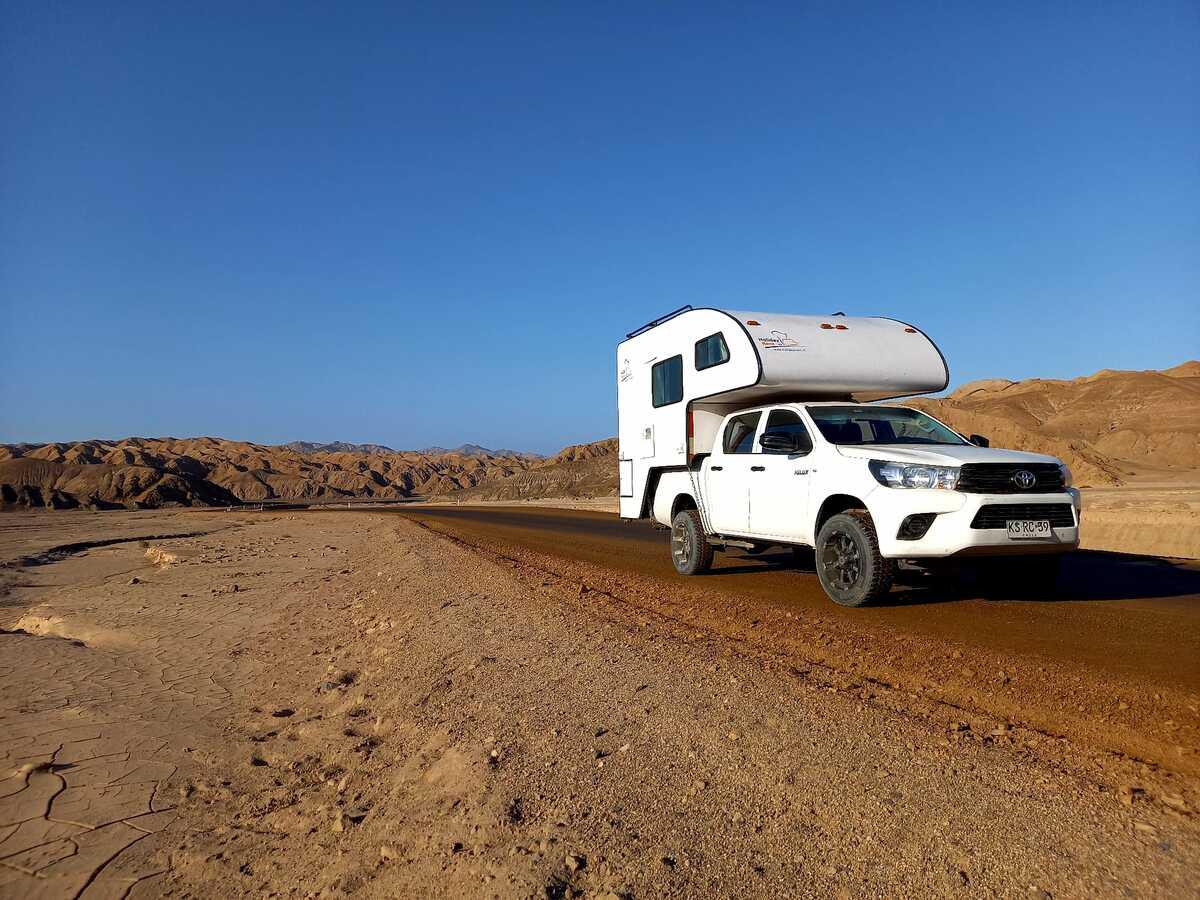 Foto del viaje en camper de Johann Imholz por Sudamérica