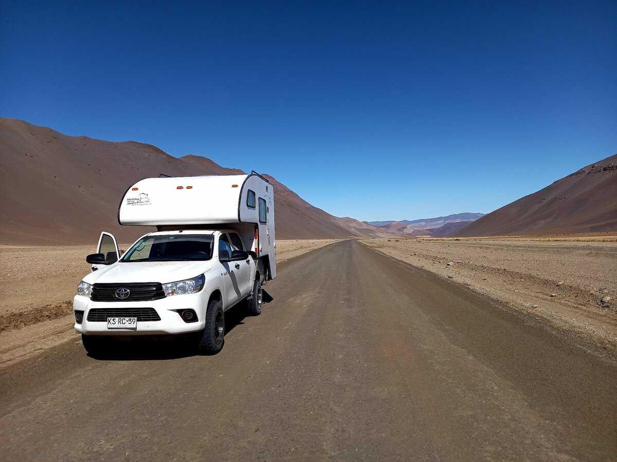 Foto del viaje en camper de Johann Imholz por Sudamérica