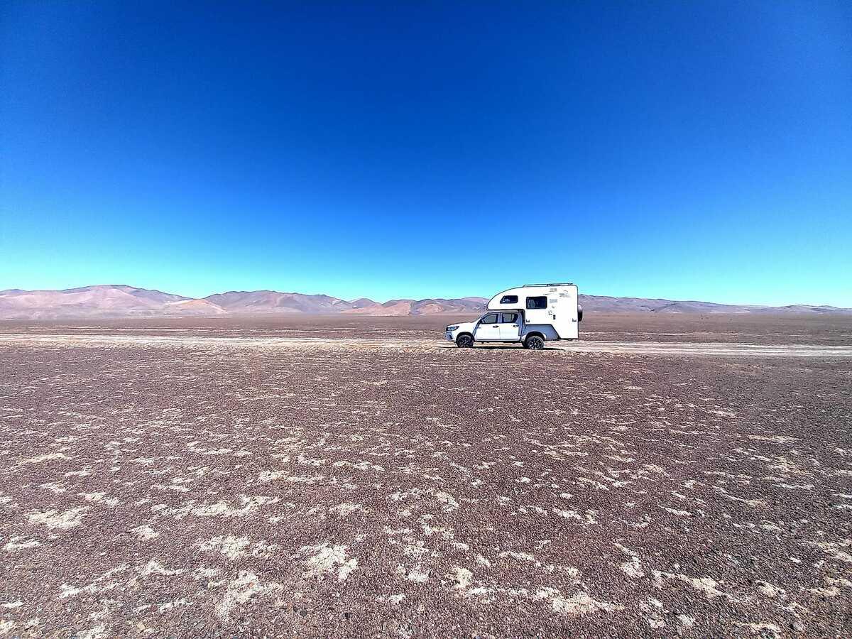 Foto del viaje en camper de Johann Imholz por Sudamérica