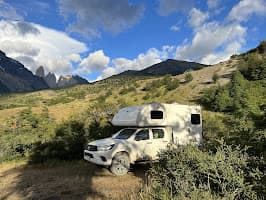 Foto del viaje en camper de Marina Jung por Sudamérica