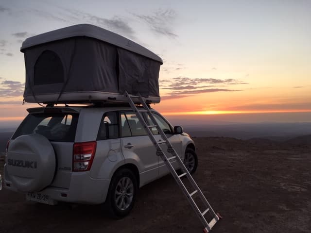 Foto del viaje en camper de Carina Kramer por Sudamérica