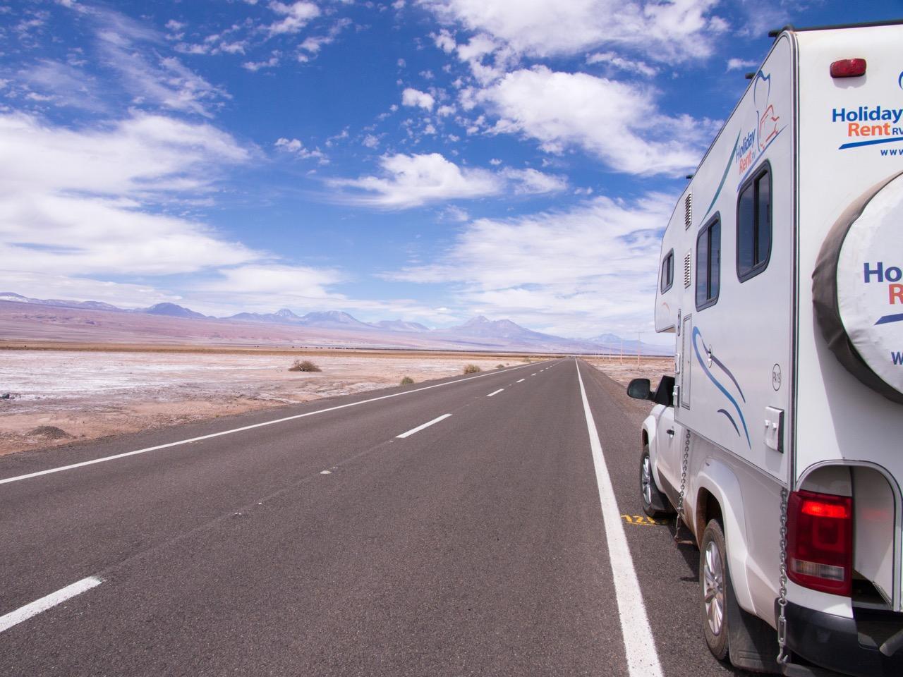 Foto del viaje en camper de Kristin Fritsch por Sudamérica