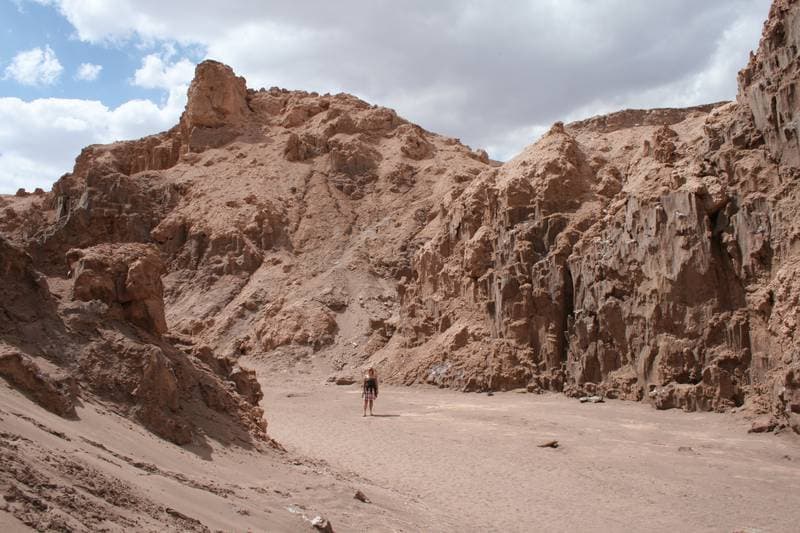 trail through canyon