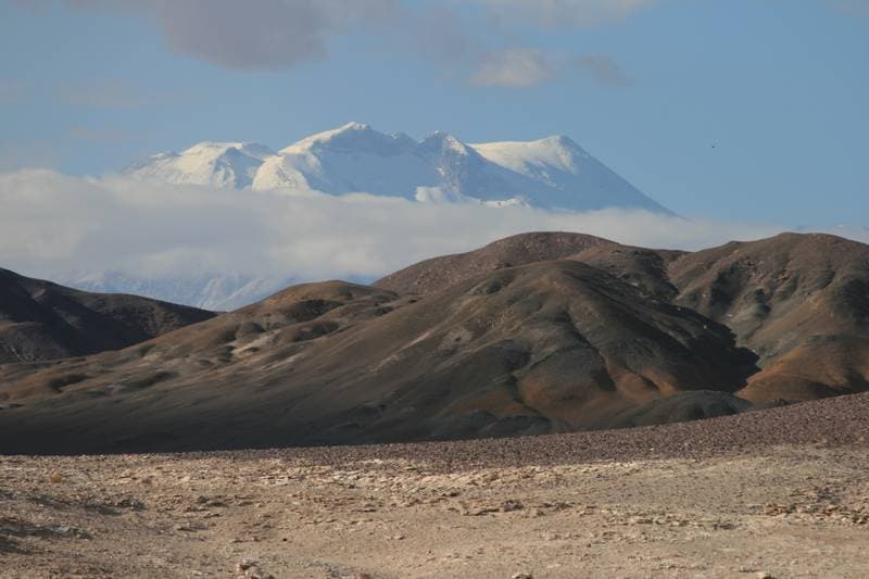 Breathtaking view from the road in the South of Salar de Atacama