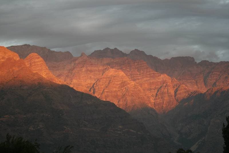 sunset Rio Los cipreses