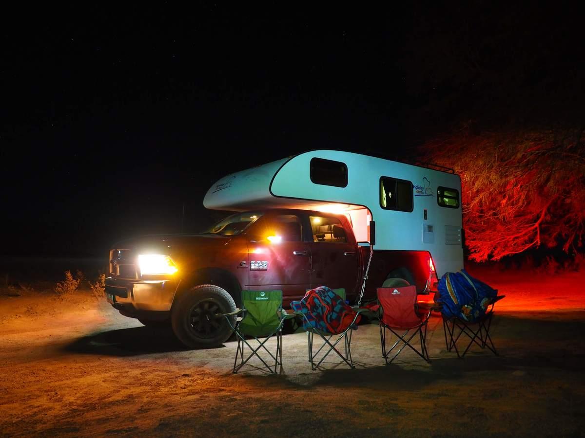 Zona de camping cerca de San Pedro de Atacama
