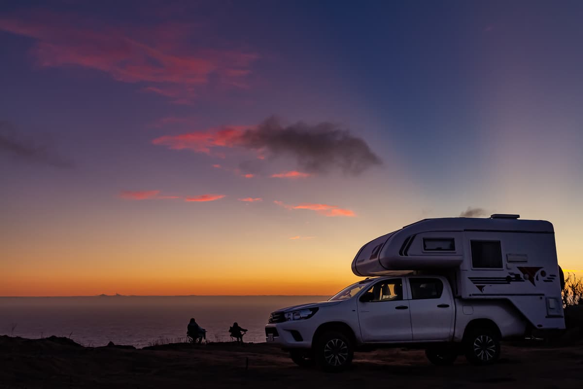 Puesta de sol. La Higuera, Elqui, Región de Coquimbo, Chile