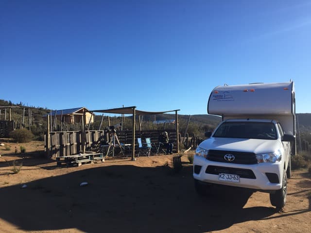 Fray Jorge National Park on the Astro Camping at daytime