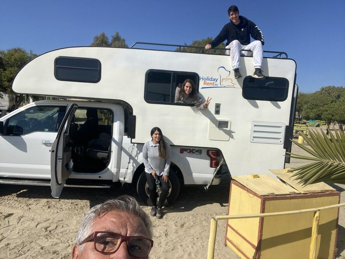 Foto del viaje en camper de Rosenberg por Sudamérica