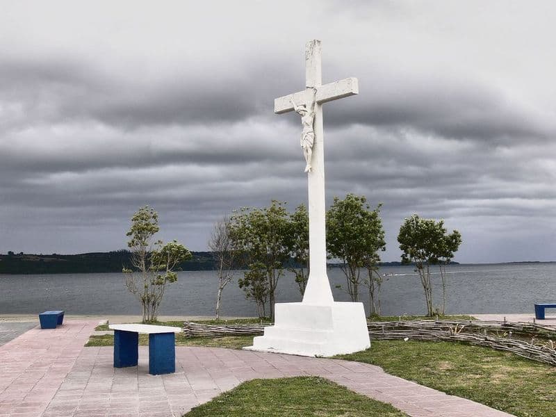 in Quellón at the end of the Panamerican-highway