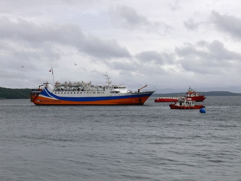 “Don Baldo“, the ferry from Quellón to Chaitén
