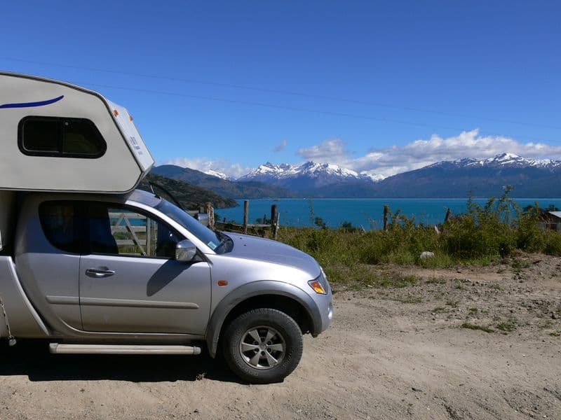 At the lake General Carrera