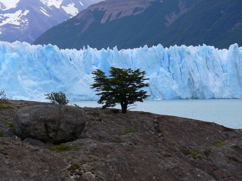 A small part of the glacier Perito Moreno