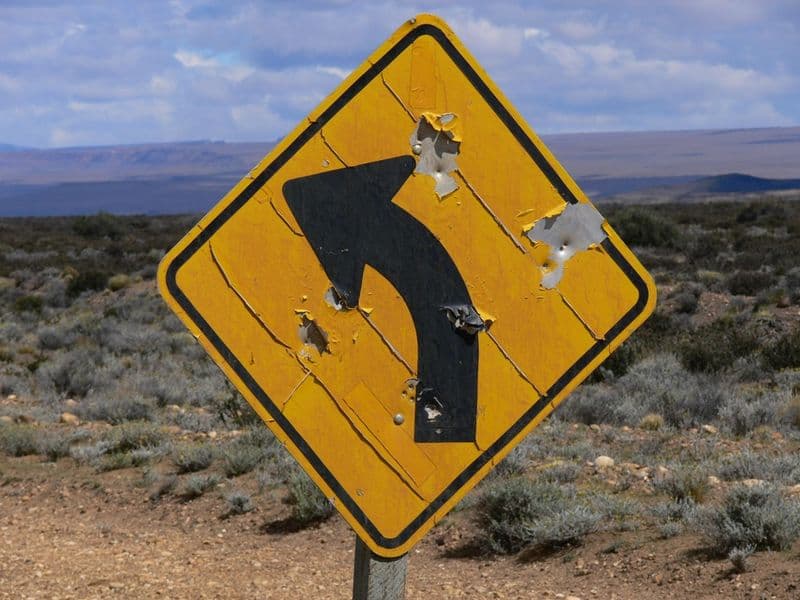 Sharp turn