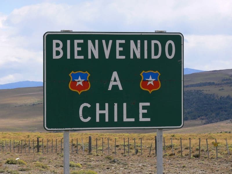 Back in Chile, at the border close to Cerro Castillo
