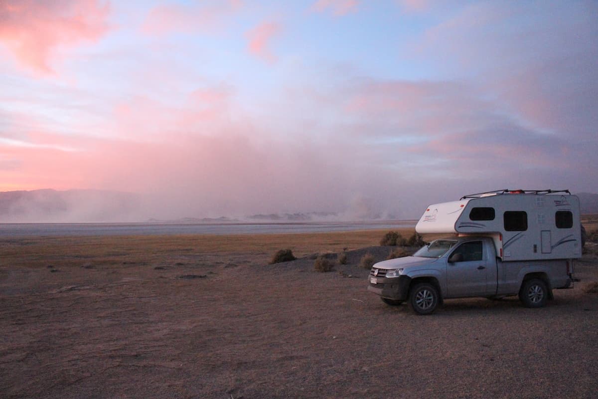 Foto del viaje en camper de Ron Sterenberg por Sudamérica