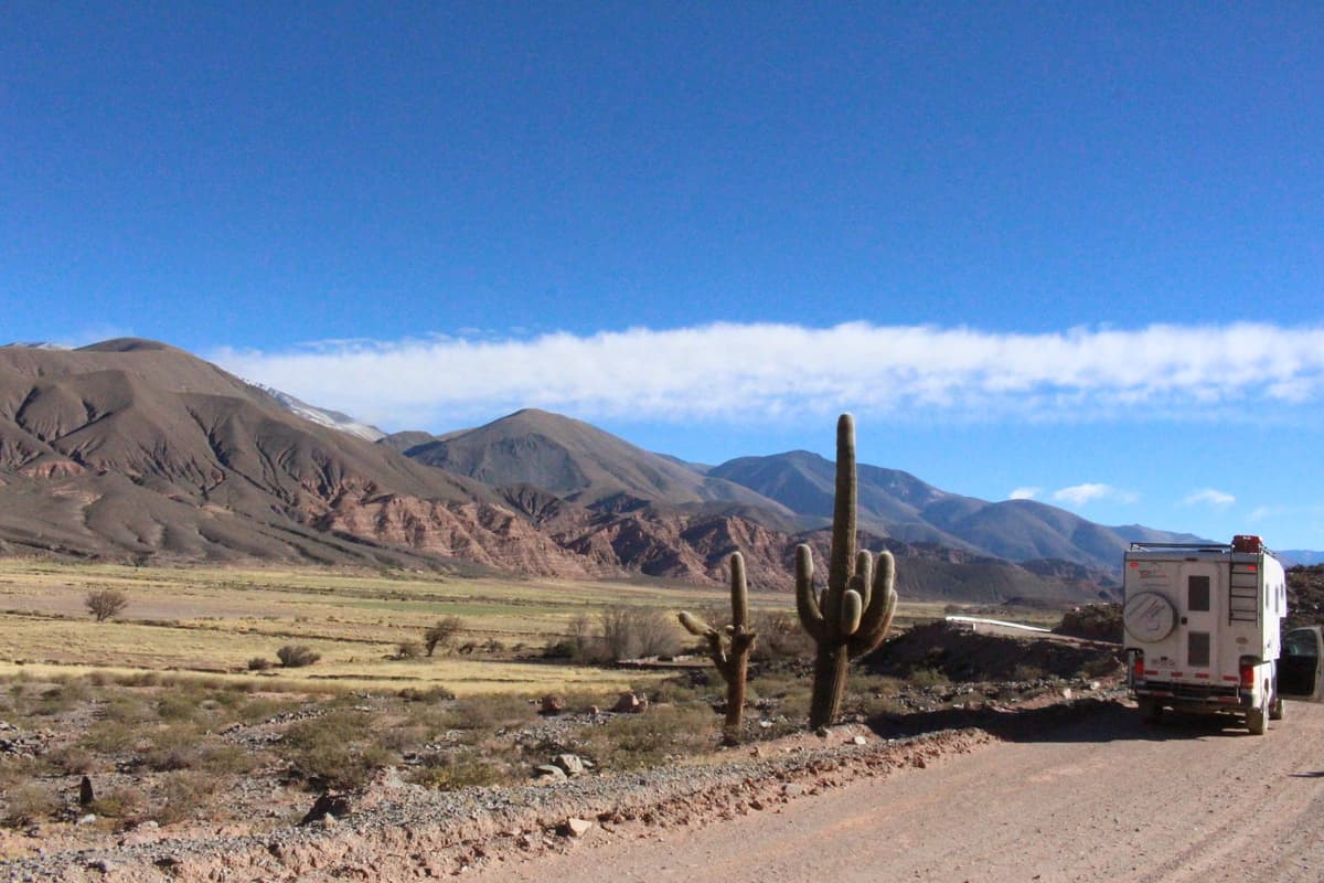 Foto del viaje en camper de Ron Sterenberg por Sudamérica