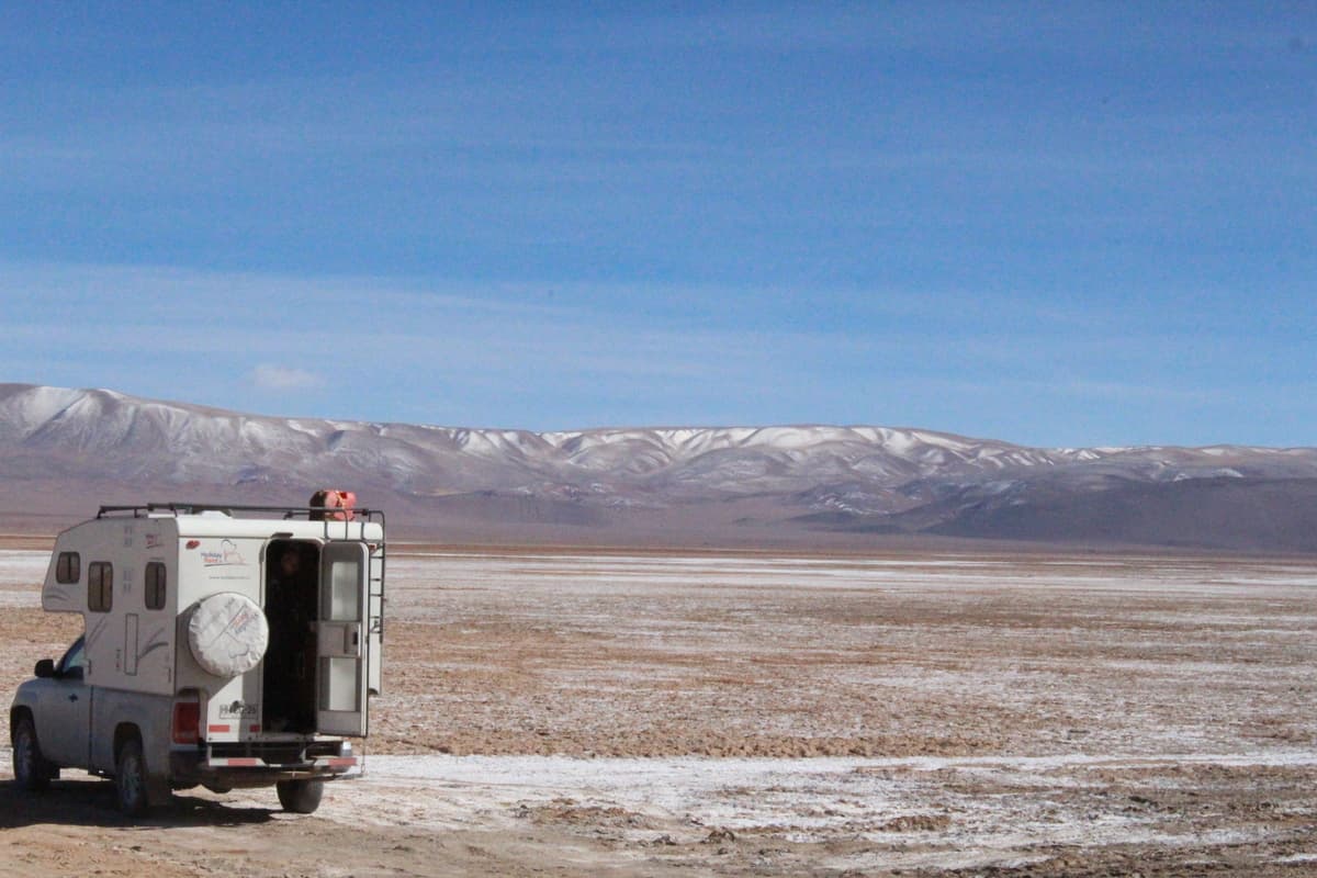 Foto del viaje en camper de Ron Sterenberg por Sudamérica