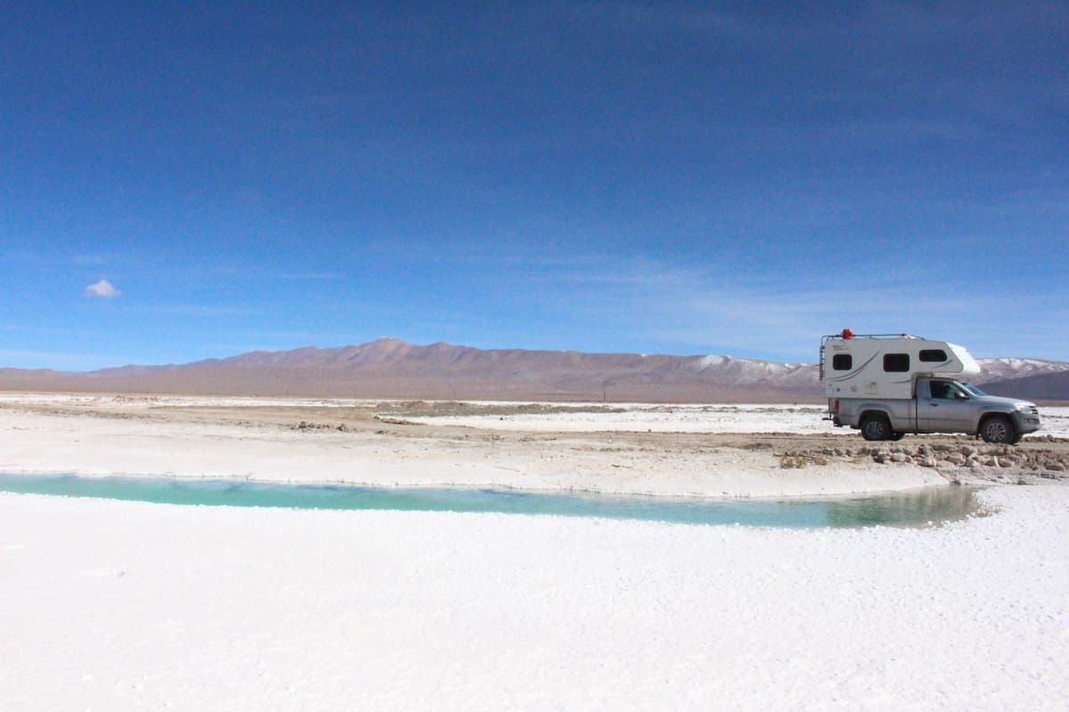 Foto del viaje en camper de Ron Sterenberg por Sudamérica