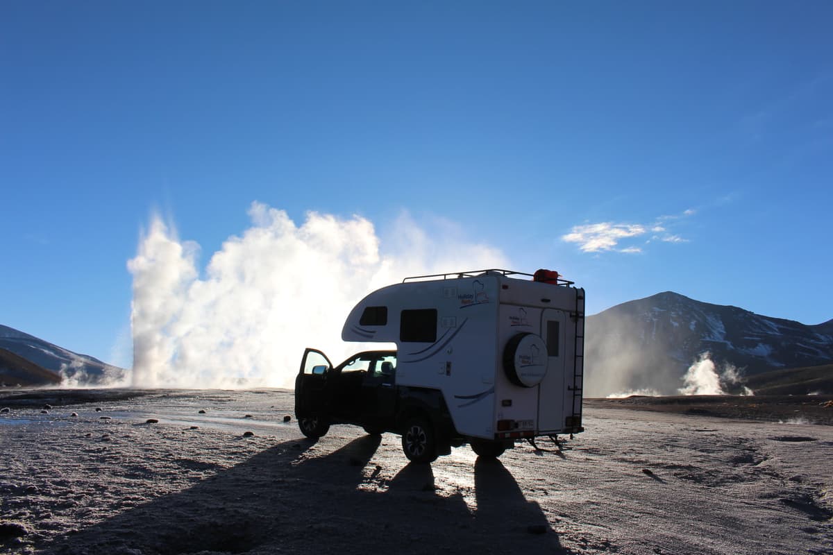 Foto del viaje en camper de Ron Sterenberg por Sudamérica