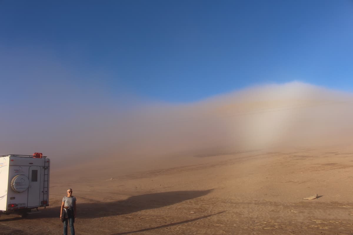 Foto del viaje en camper de Ron Sterenberg por Sudamérica