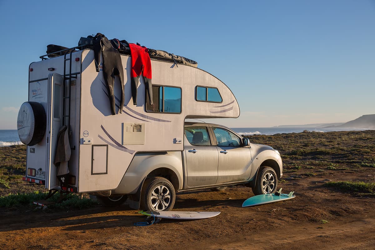 Travel camp and surf