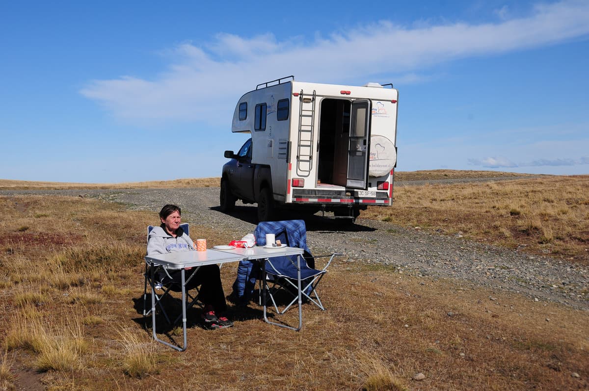 Foto del viaje en camper de Uli Wilde por Sudamérica