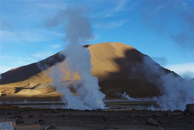 Bei den Tatio-Geysiren