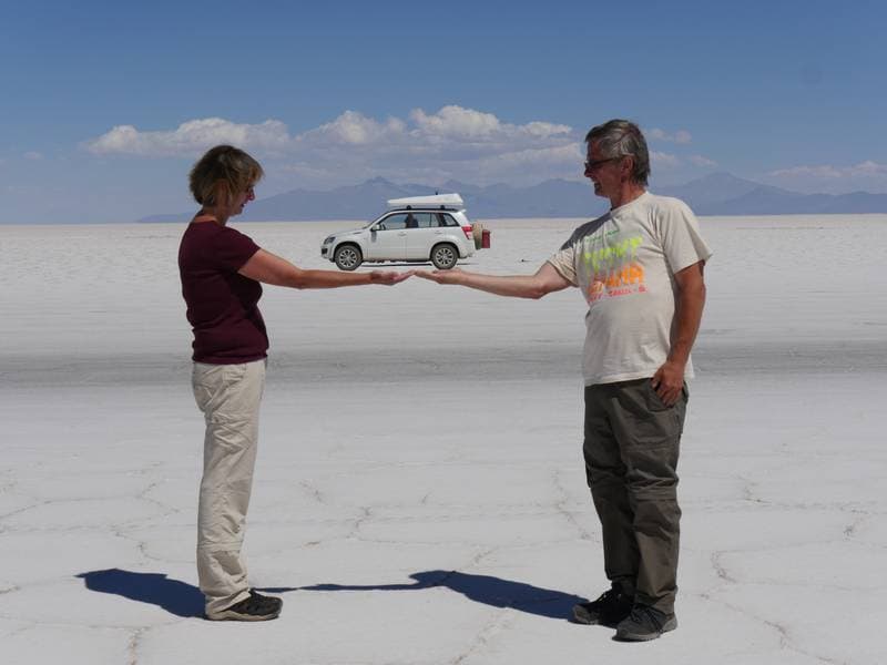 Foto del viaje en camper de Peter Gläser por Sudamérica
