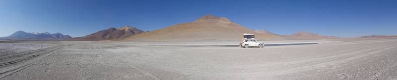 Foto del viaje en camper de Peter Gläser por Sudamérica